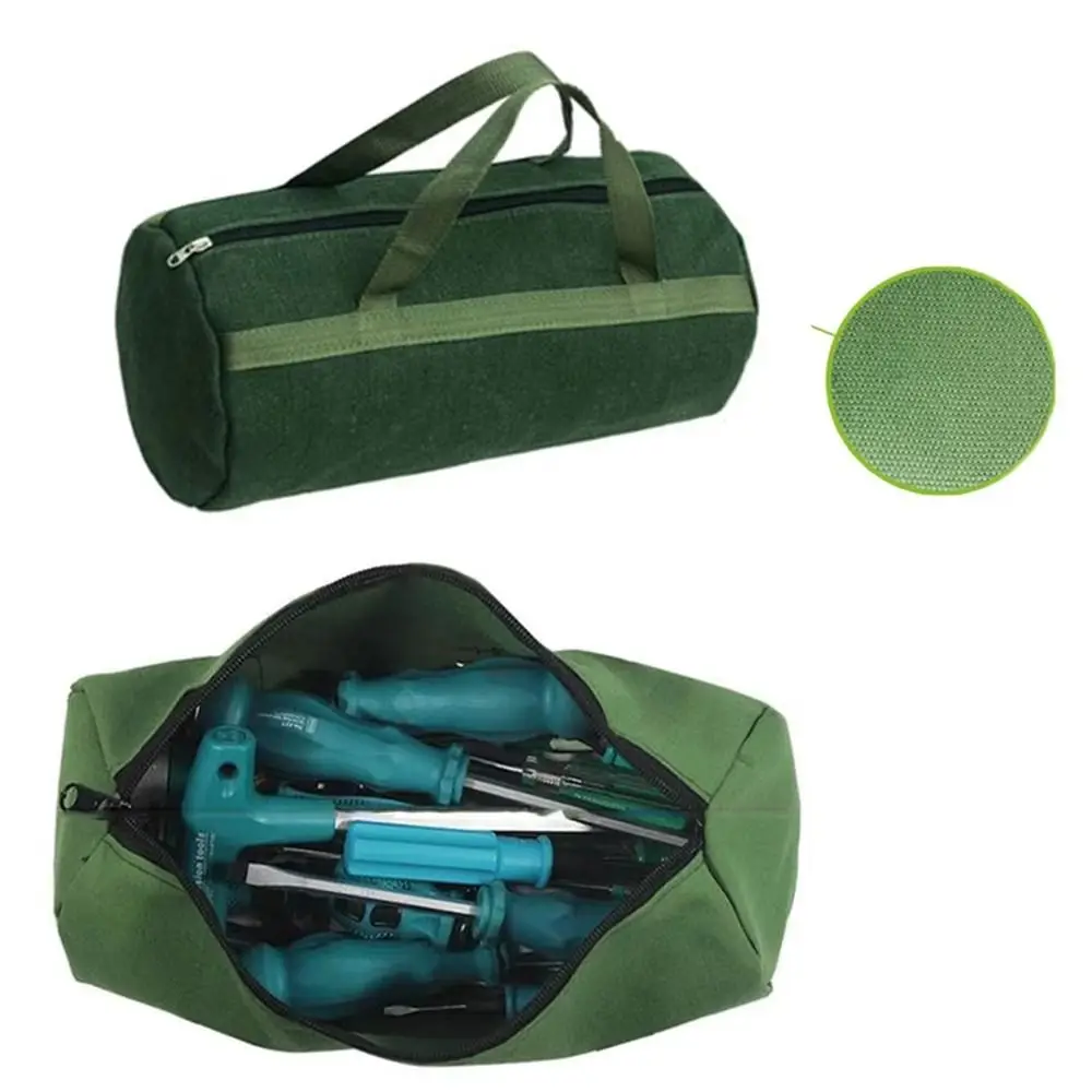 Thick Canvas Tool Storage Bag Large capacity Portable Hardware Tool Organizer Hand Tool Handbag Auto Repair Tool Kit