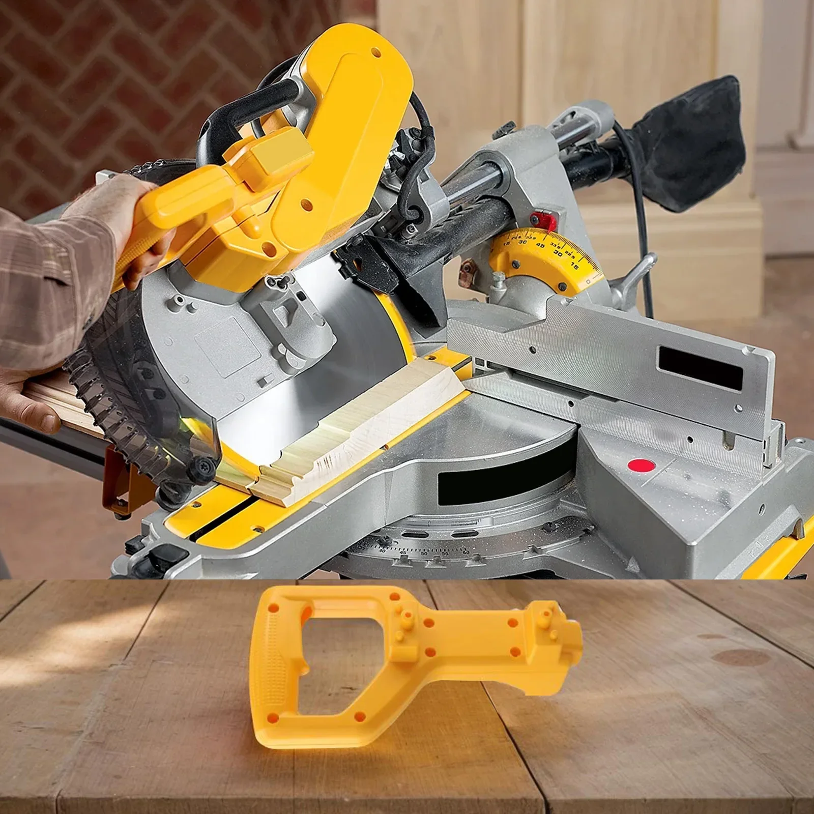 

Miter Saw Clamshell Miter Saw Handle Miter Saw 12 Inch Plastic Material 12 Inch Miter Saw Brand New Compatible With DW705S