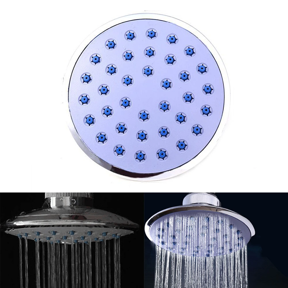 Stylish Silver Color Shower Head, Evenly Concentrated Eels, Standard Female Thread Interface, Suitable for Home Use