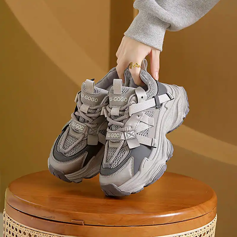 

Высота ключа, красные туфли на толстой подошве, женские тканые кроссовки, женские черные топаны, спортивные, для здоровья, для жира, дизайнеры, для посетителей, тренд Scarp