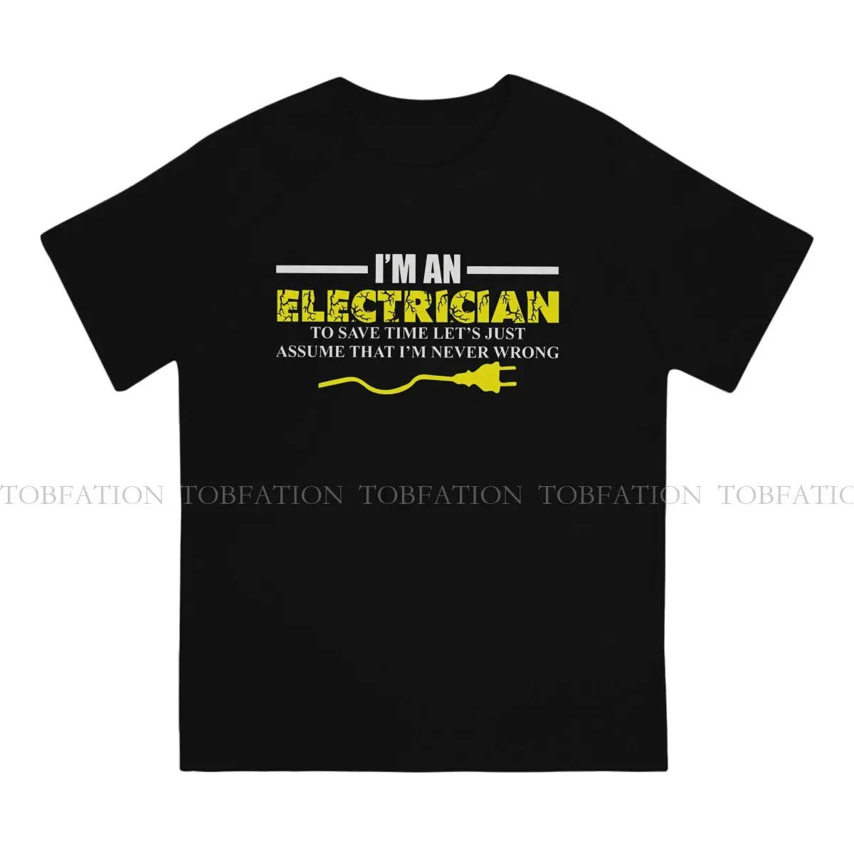 Engineer Electrical Electrician Original TShirts Lineman Distinctive Homme T Shirt Funny Size S-6XL