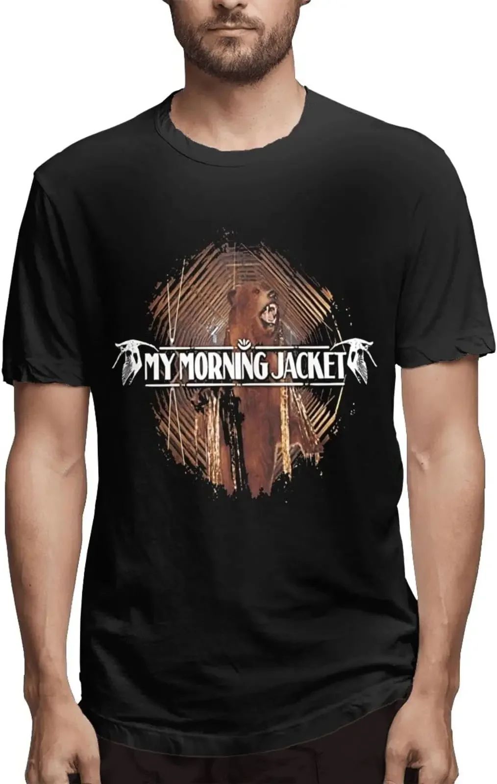 My American Morning Rock Jacket Band Shirt MenShort-Sleeve Cotton T-Shirts Tees High Quality 100%Cotton Short Sleeve