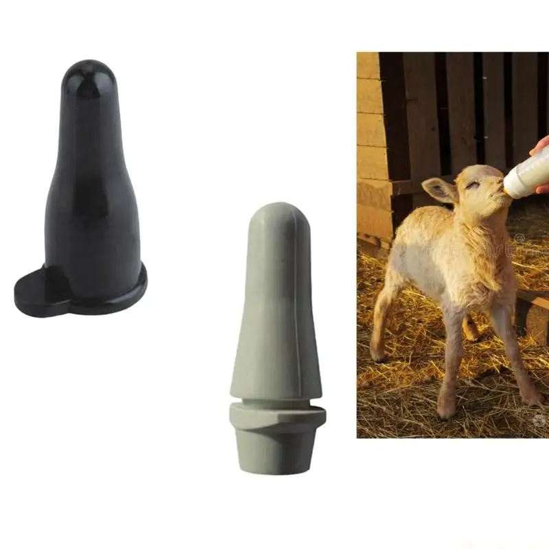 QX2E Calf Feeder Pacifiers Fixed Base Milk Bucket Nipple for Farm Use Nursing Cattle Horse Donkey view 4