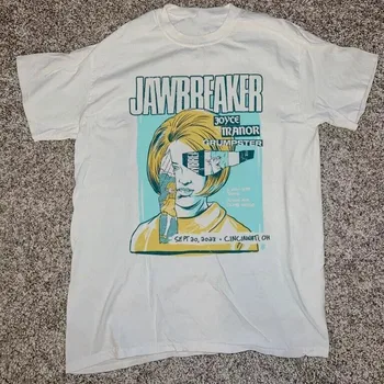 Jawbreaker 밴드 2023 투어 셔츠, 화이트 클래식 유니섹스 S-5XL KE133