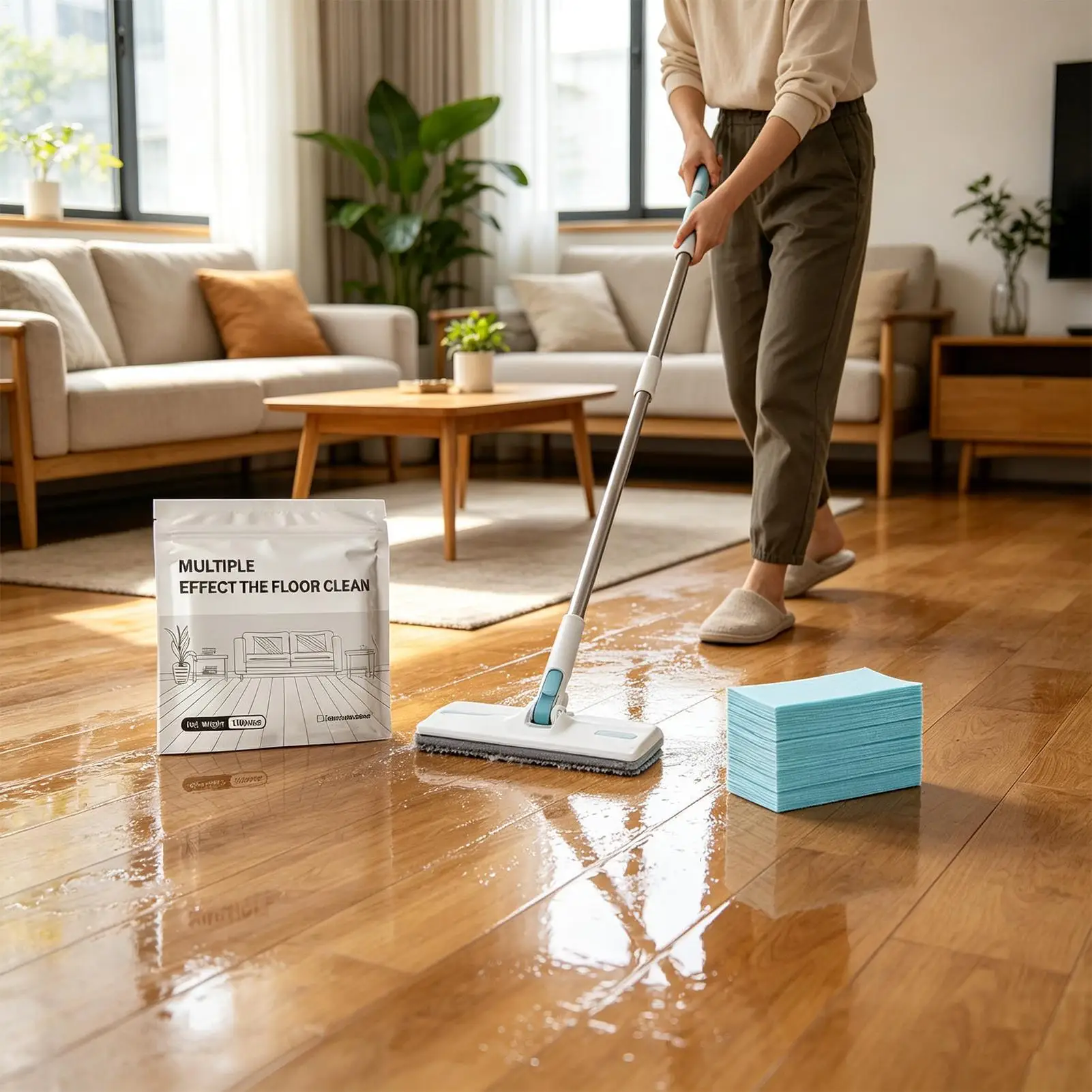 100pcs Floor Cleaner Tablets Water-Soluble Sterilizing Fragrant Bathroom Kitchen Deodorant Dirt Toilet Cleaning Sheet
