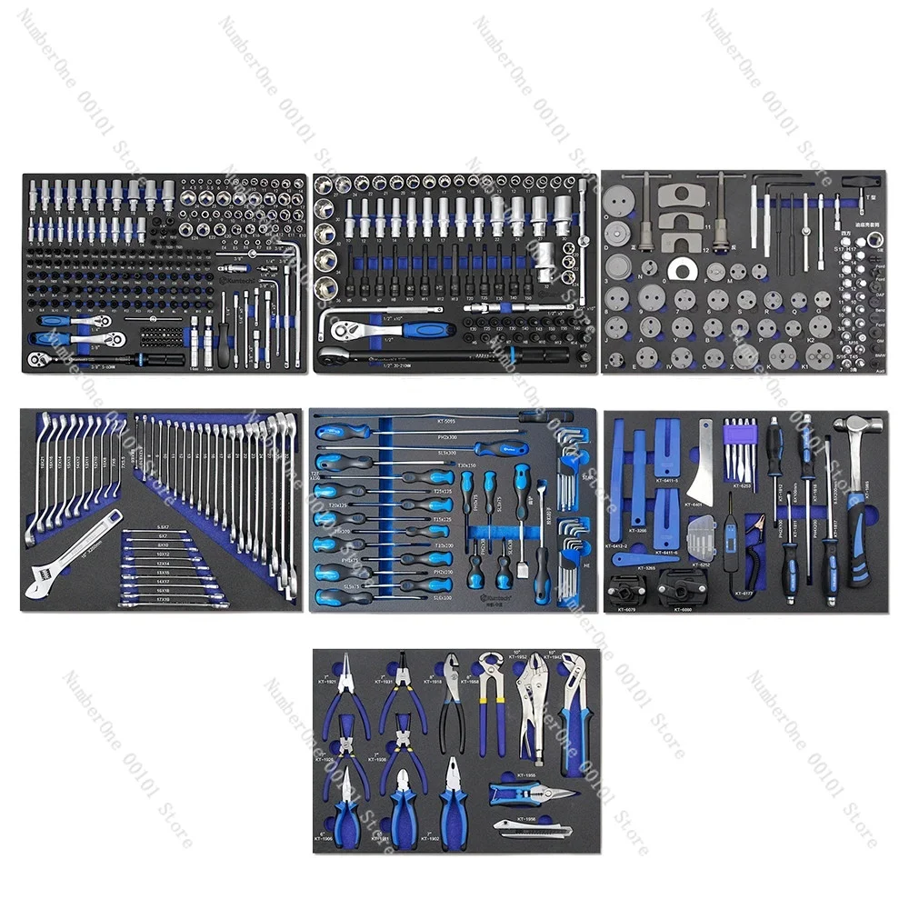 287PCS Premium CR-V Tool Set Modular Design with Tool Chest Cabinet & Box for Garage Workshop Use