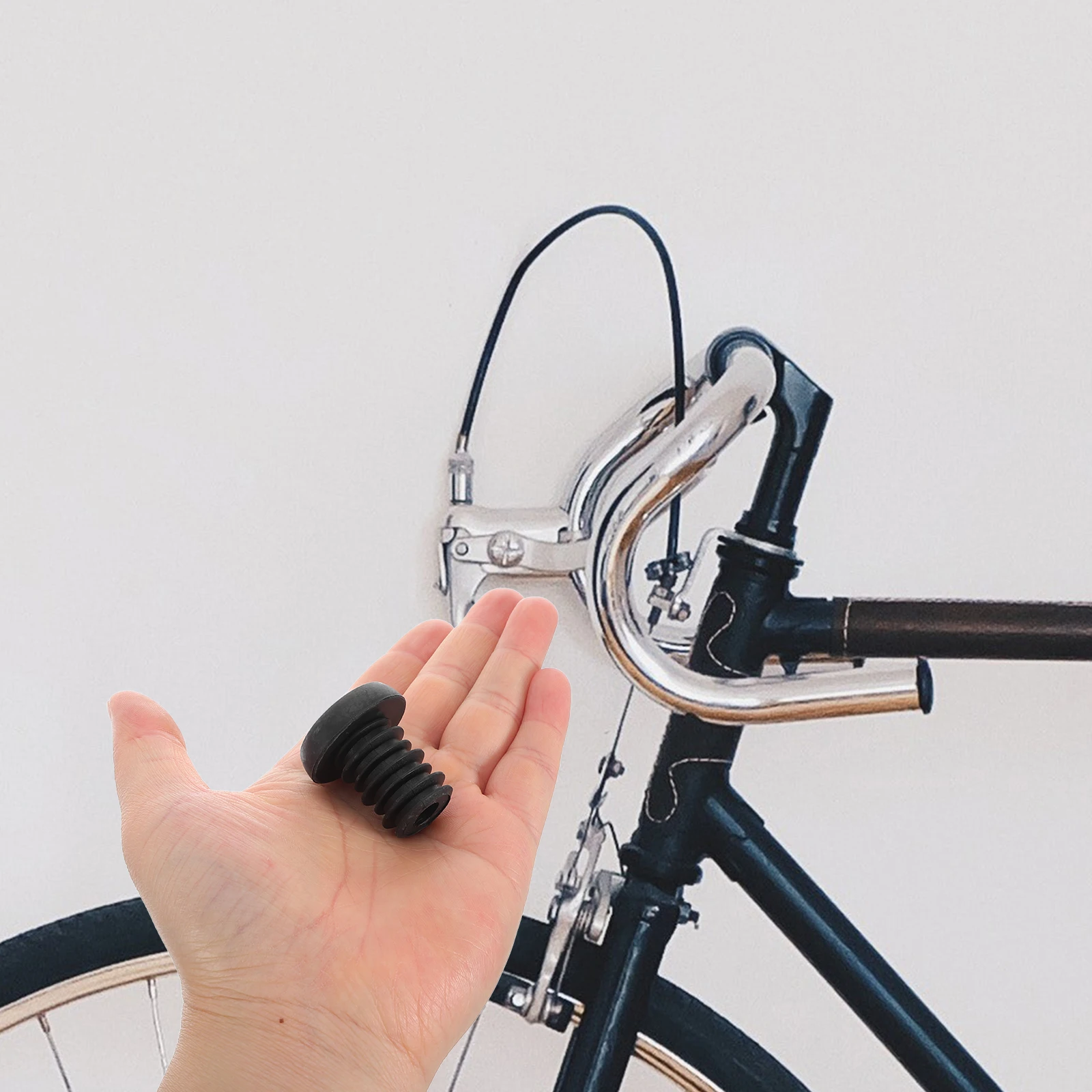 

4pcs Bicycle Handlebar Plugs Durable Mountain Bike Bar End Caps Fit For Multiple Bike Types Handlebar Bar End Plugs