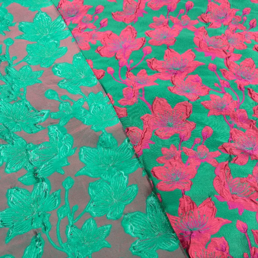 

Окрашенная в пряжу жаккардовая ткань, весенне-осенняя парча, платье, пальто, ткань, полиэфирная ткань, модное шитье своими руками по метрам