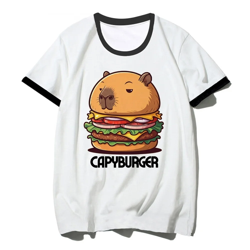 Capybara shirt shoujo manga graphic gyaru baddie top tees scene  anime party harajuku y2k