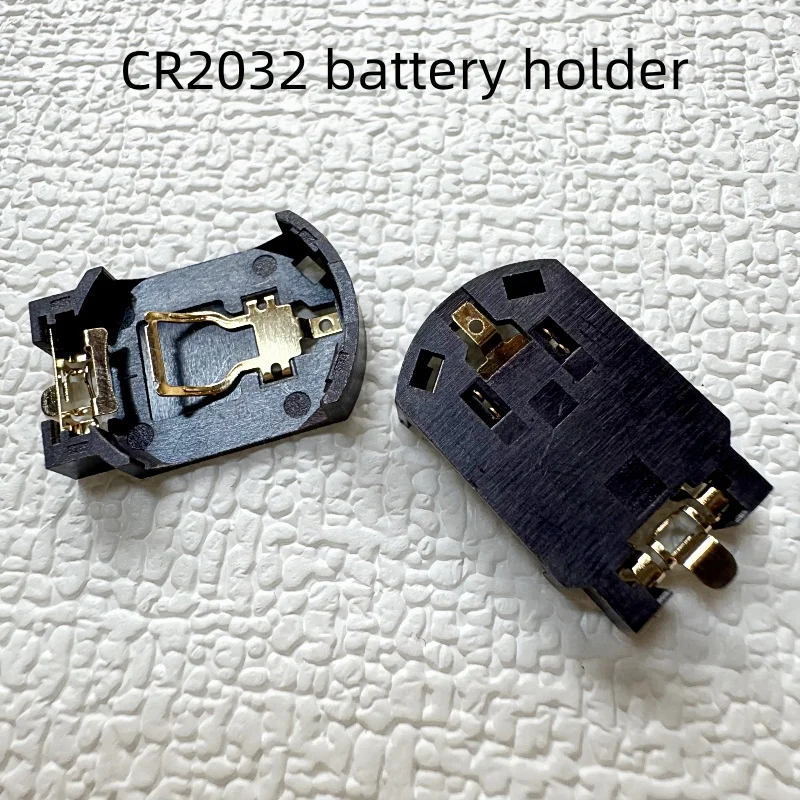50 قطعة CR2032 CR2025 صندوق بطارية 3 فولت زر حامل البطارية BS-2032 حامل البطارية صندوق المقبس مع مقصورة بطارية إبرة