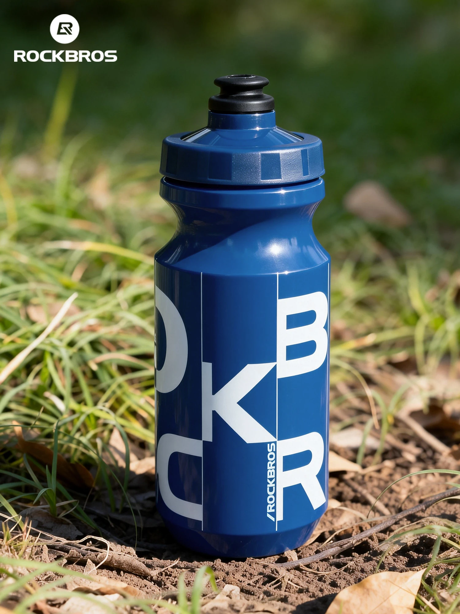 AliExpress ROCKBROS Cycling Water Bottle 600ml Large Capacity Lightweight Squeeze Type Sports Bottle with Dust Cover Leakproof Water Bottle
