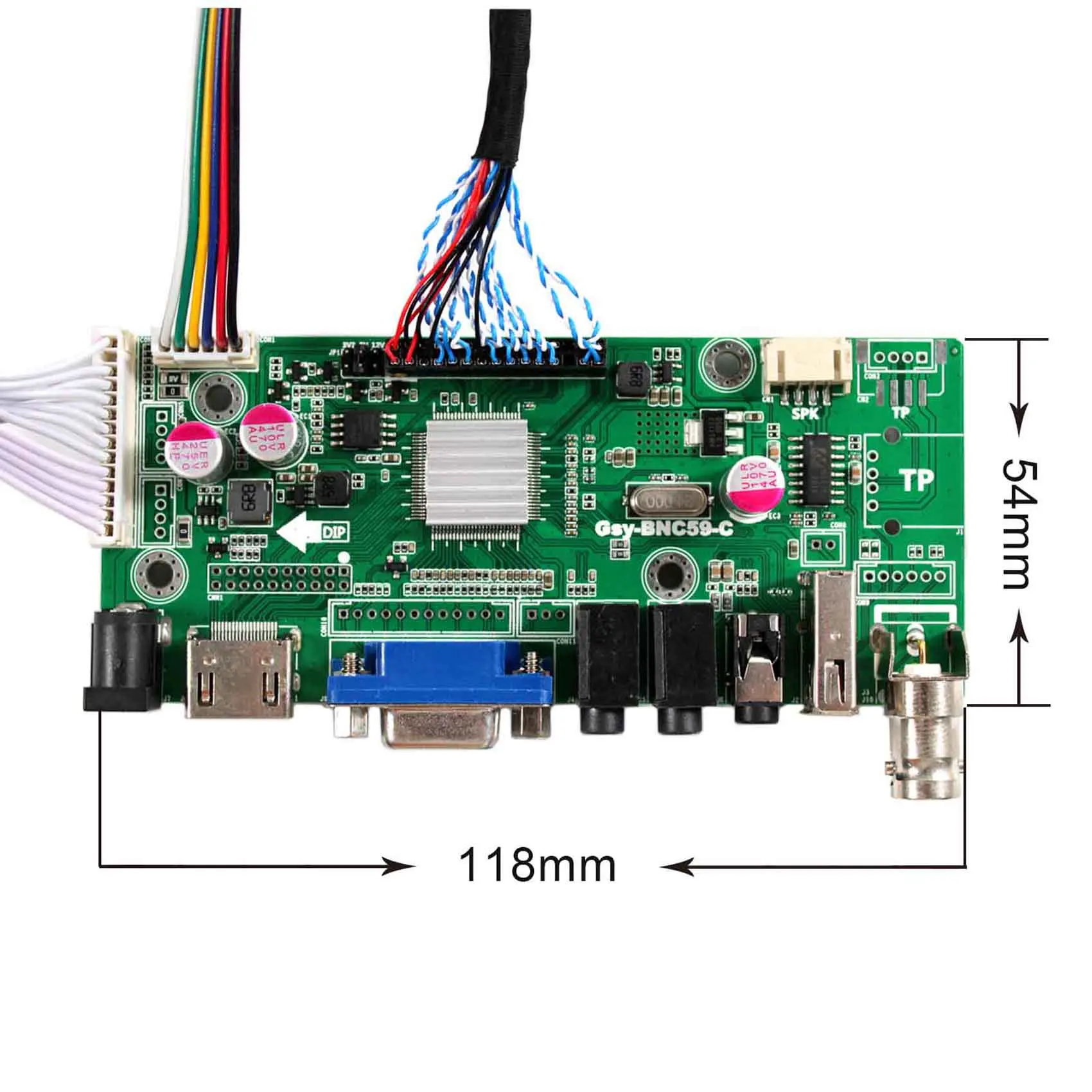 Lcd Controller Circuit Board 1680X1050 1920X1080 Lvds 30 Pin Lcd Controller Board for 20.1 21.5 22 23Inch Lcd Screen