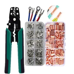 3in1 Crimping Tool for RJ45 RJ12 RJ11 Connectors with Wire Stripper Cable Cutter Ergonomic Spring Loaded Handle Network Install