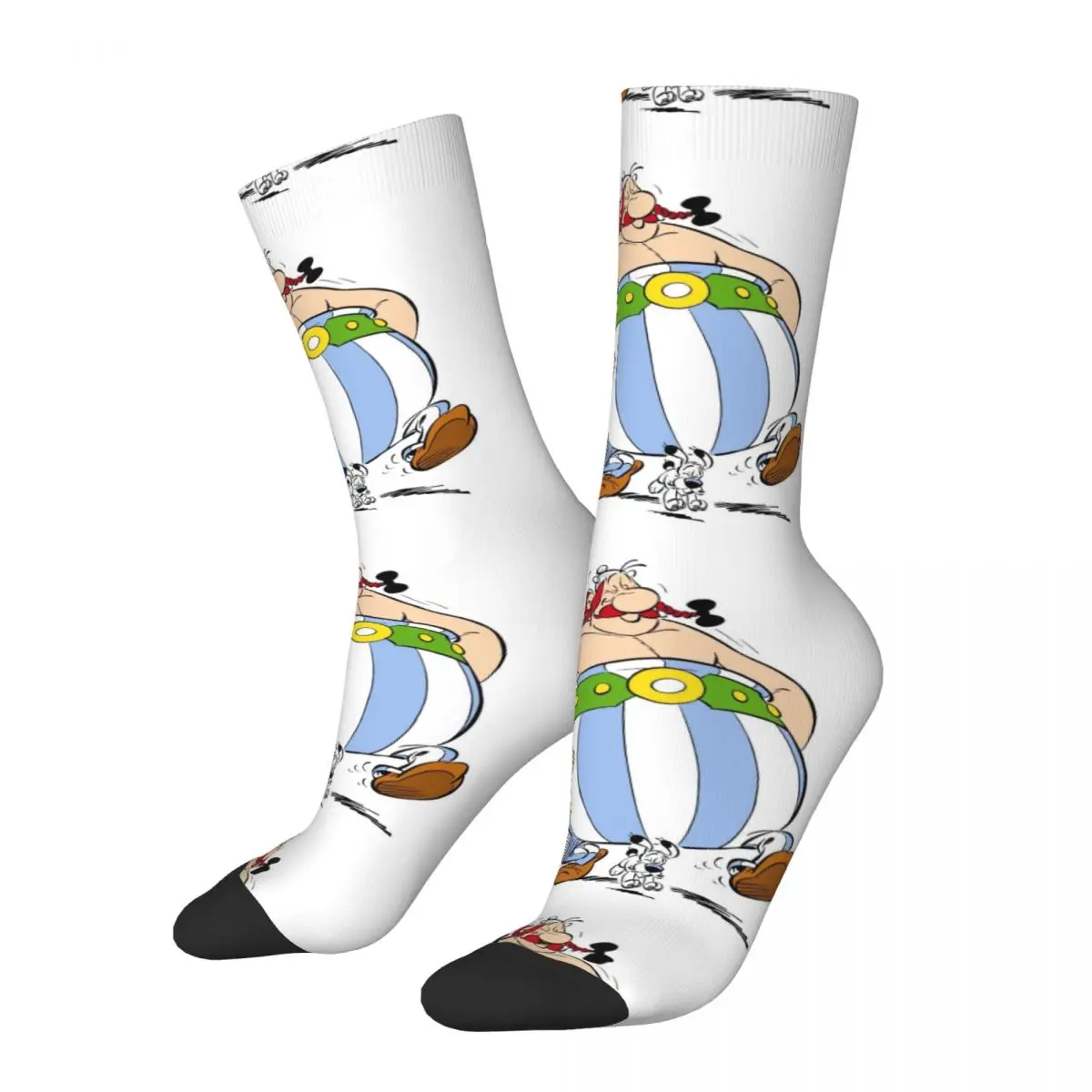 Asterix And Obelix Socks Harajuku Super Soft Stockings All Season Long Socks Accessories for Man's Woman's Gifts