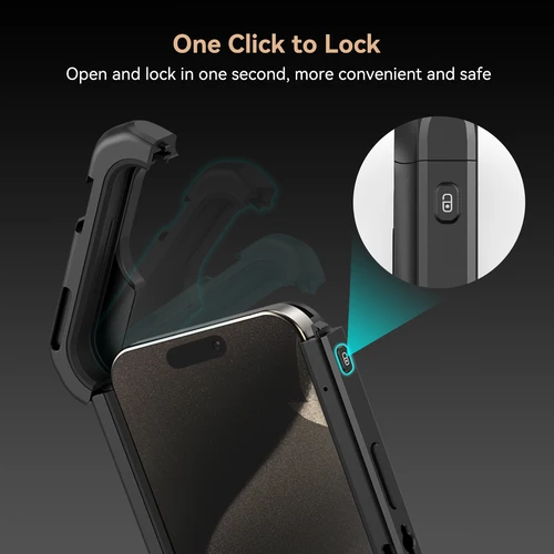 Imagen 2 del producto SmallRig-jaula de vídeo móvil para iPhone 15 Pro Max, para grabación de vídeo, YouTube, transmisión en vivo, Vlog, videografía