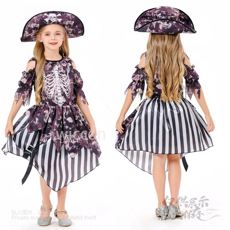 Новый костюм для косплея «Пираты Карибского моря» 2021, детские костюмы для косплея «Пираты», костюмы для ролевых игр, детские костюмы на Хэллоуин