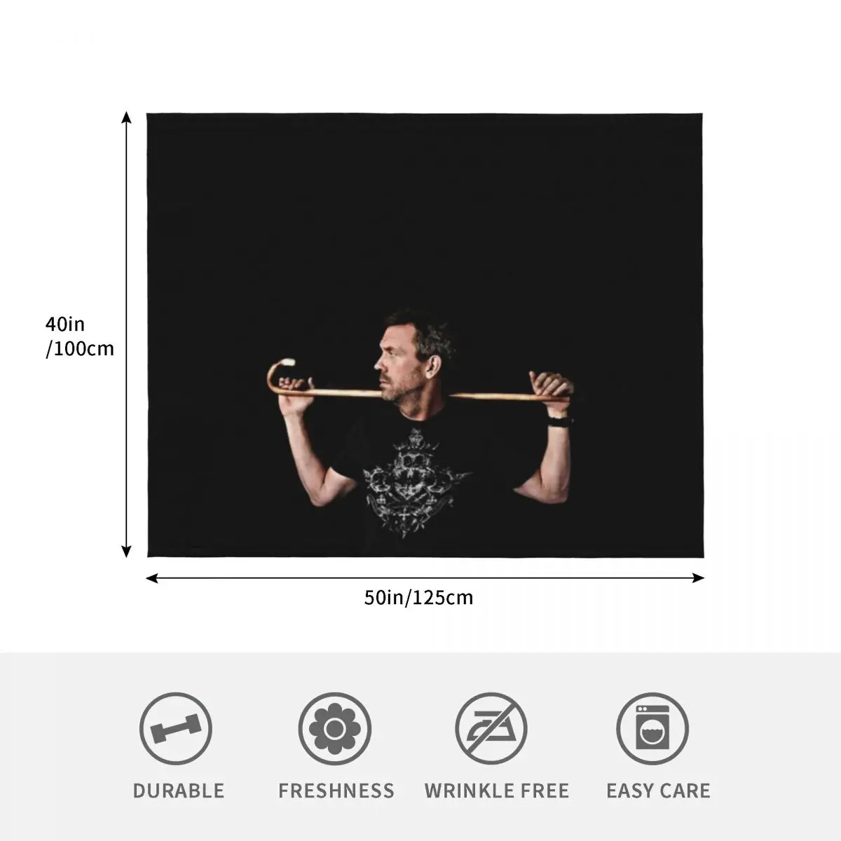 دكتور جريجوري هاوس يذهب بطانية رمي سرير مفرد منقوشة للأطفال بطانيات شتوية دافئة #4