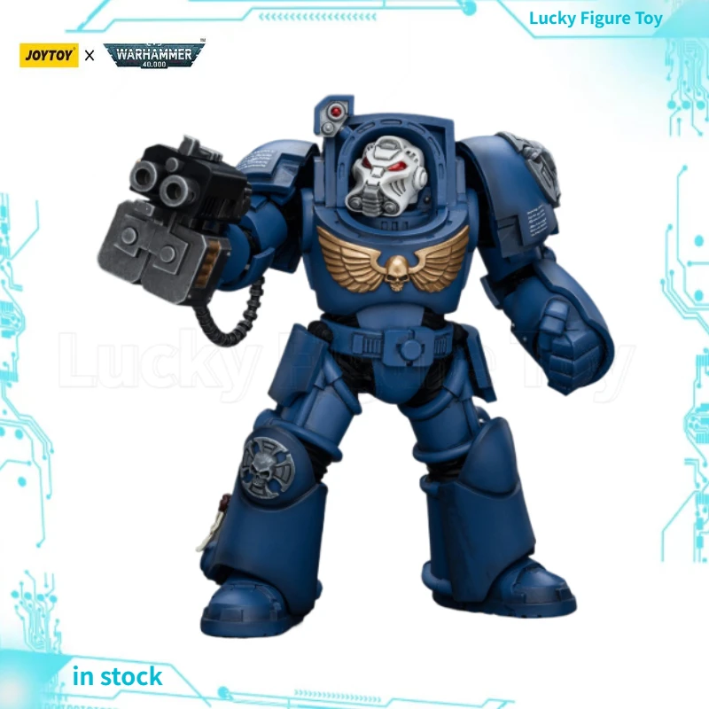 

【Оригинал】JOYTOY Warhammer 40K Ultramarines Terminator SquadTerminator с Storm Bolter