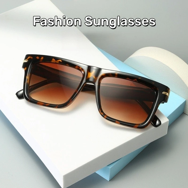 

New Fashion Trend Square Sunglasses for Women and Men High Quality Sturdy and Durable Sun Protection Decorative Glasses