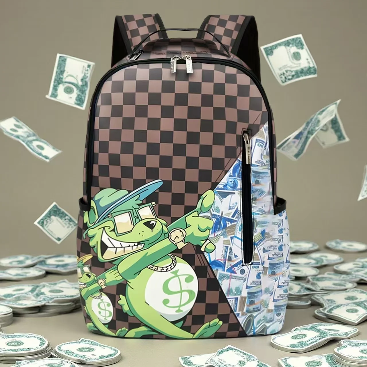 

Fashionable Men's and Women's Backpacks, Trendy Backpacks, Large-Capacity Shark Mouth Outdoor Travel and Commuting Computer Backpacks, the Perfect Gift for Children