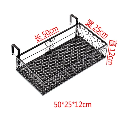 

Durable iron frame display special shoe rack railing Korean Green pineapple potted flower basket balcony flower rack outside the