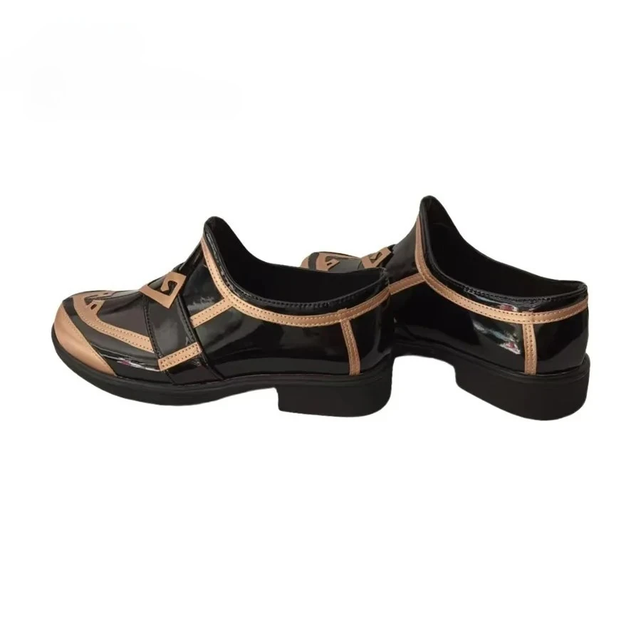 ユニセックス黒アニメ靴男性子供カスタマイズされたカーニバルパーティー用品ハロウィンコスプレ