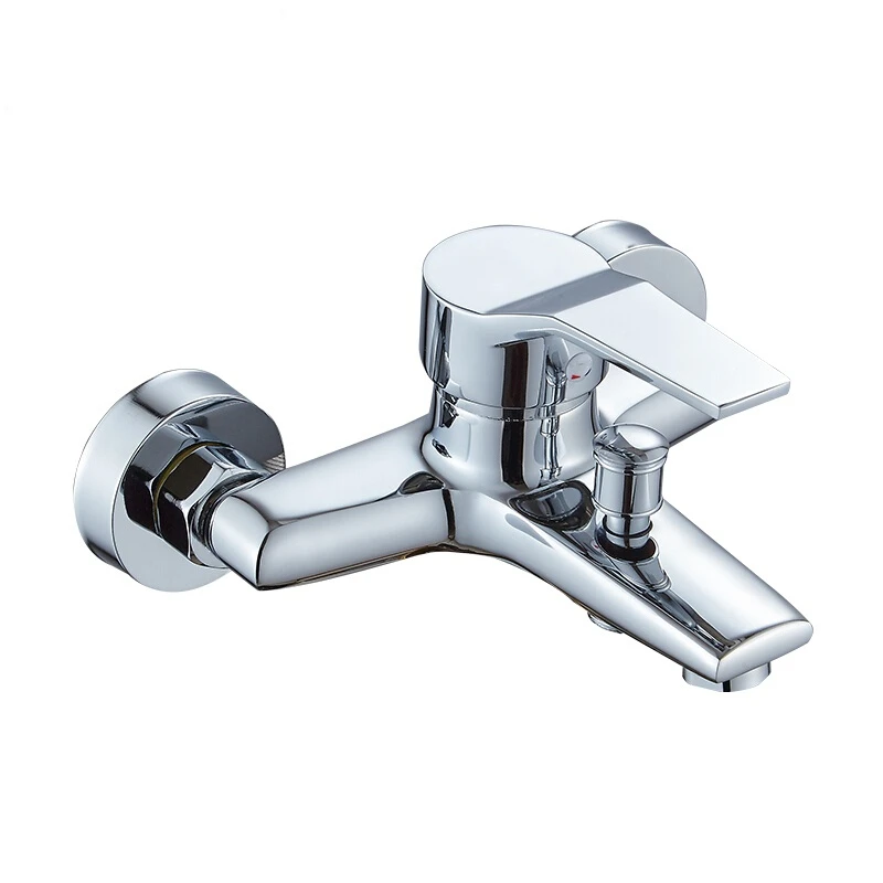 

Copper Shower Faucet Bathtub Faucet Bathroom Concealed Triple Switch Hot And Cold Faucet Wall Mounted Shower Mixer Tap