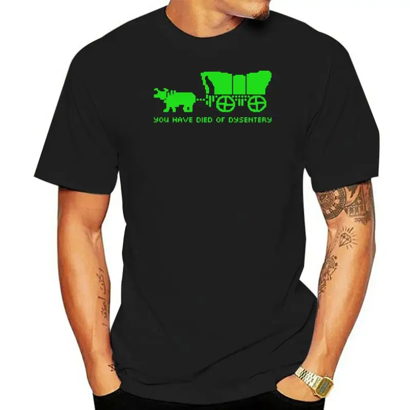 

You Have Died of Dysentery - Oregon Game - Mens Cotton T-Shirt