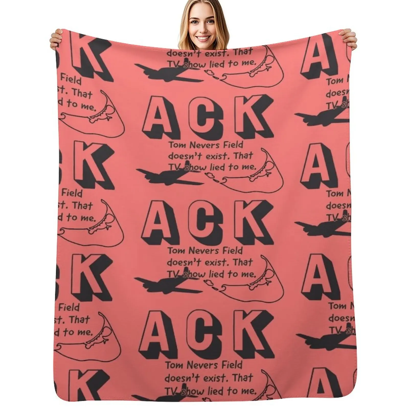 

ACK NANTUCKET Throw Blanket Decorative Soft Throw Blanket for Couch Sofa