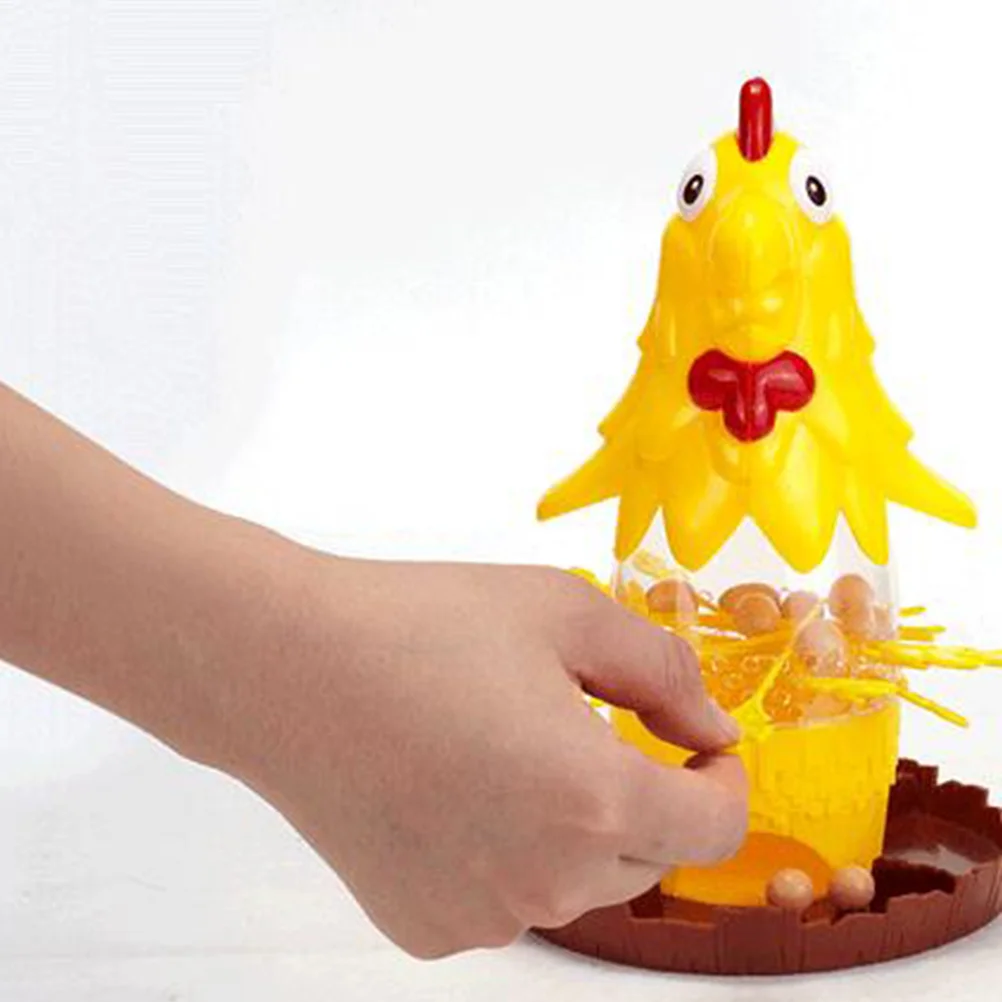 

1Pcs Rooster Desktop Game Plastic Interactive Draw Lots Leisure Educational Board Game for Leisure for