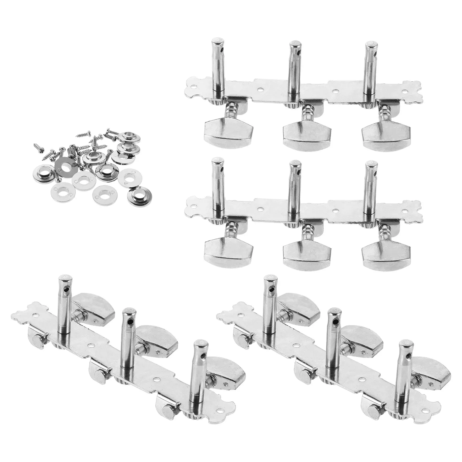 

2 Sets Guitar Tuners Electric Knobs Chord Machine Acoustic Metal Accessories Classical Pegs