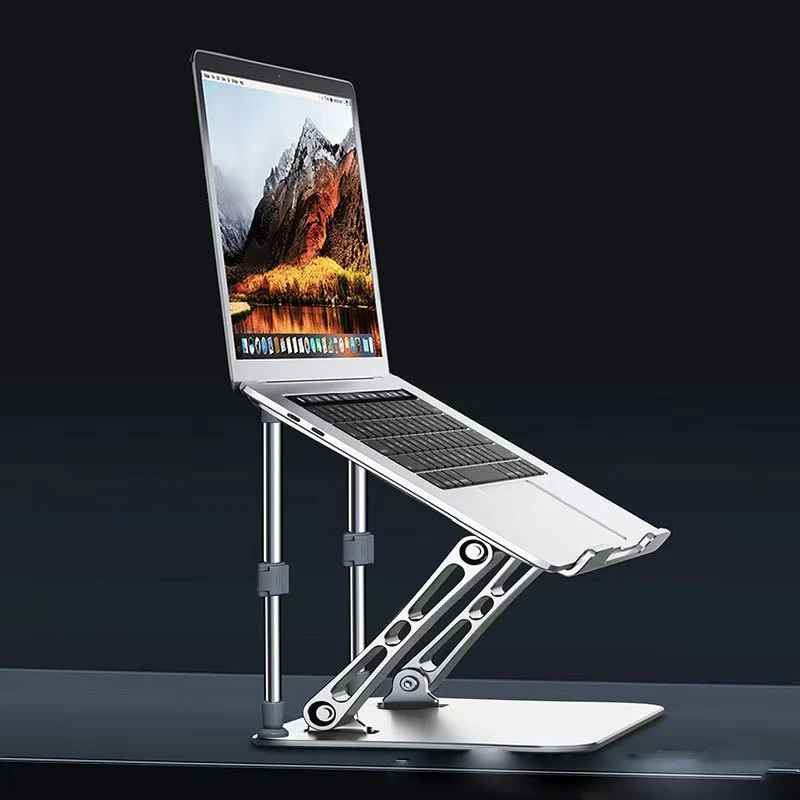 Laptop Computer Stand Support for Laptops Aluminium Base Laptop Vertical Holder Notebook Cooler Gamer Foldable Metal