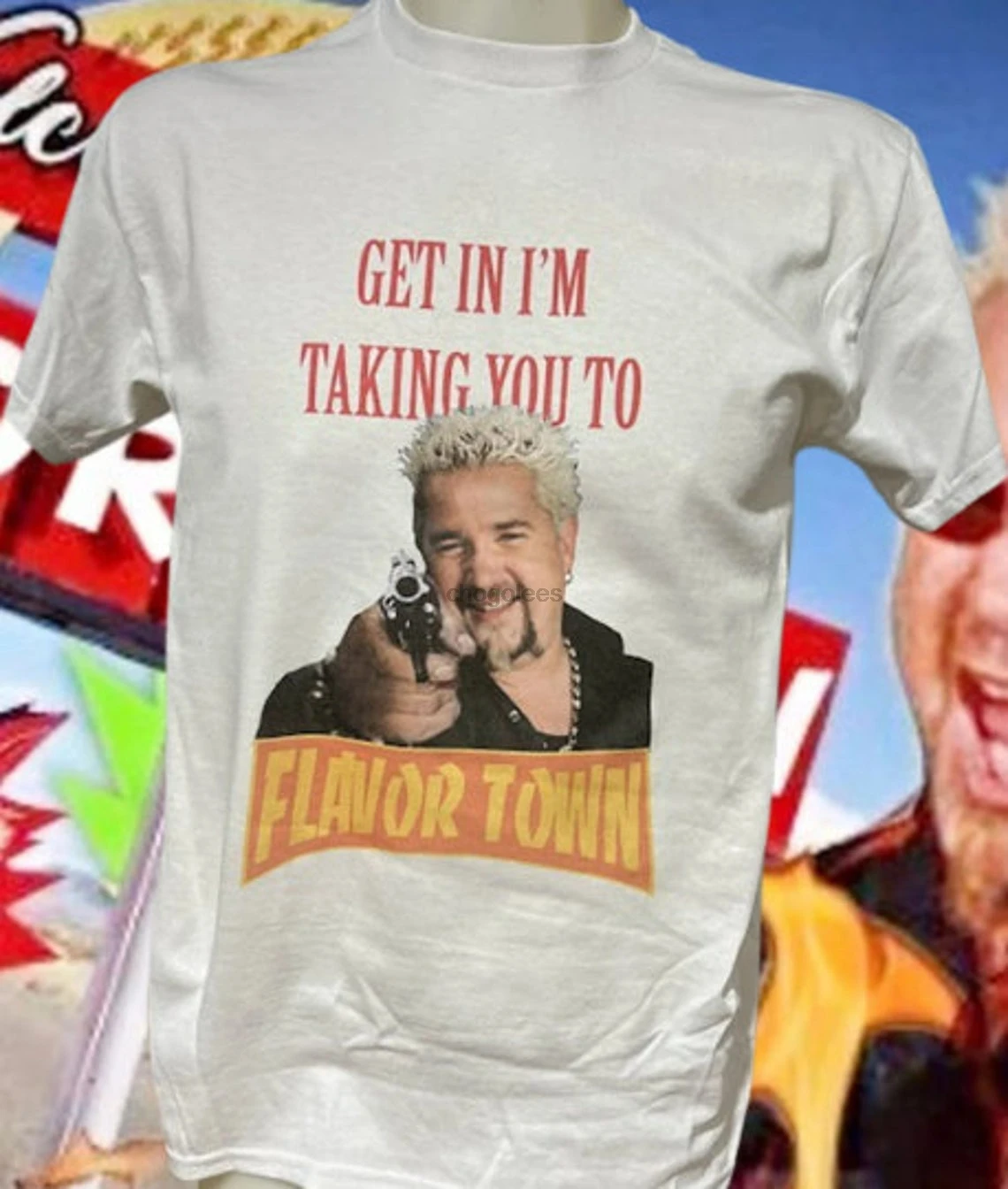 Guy Fieri Shirt Get in I'm taking you to Flavortown Shirt