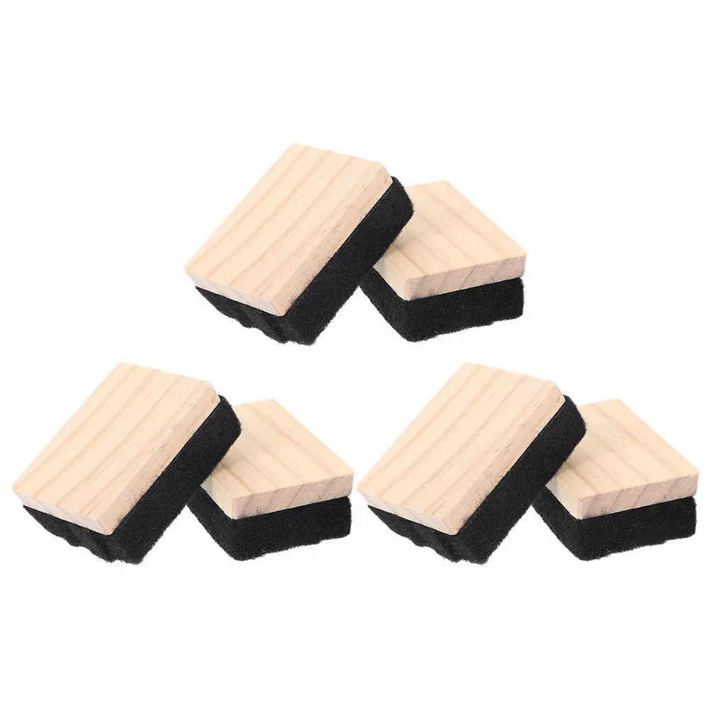 6 Buah Penghapus Papan Tulis Tahan Lama untuk Ruang Kelas Kantor Penghapus Papan Tulis Grosir Penghapus Papan Tulis Hitam Pembersih Kapur