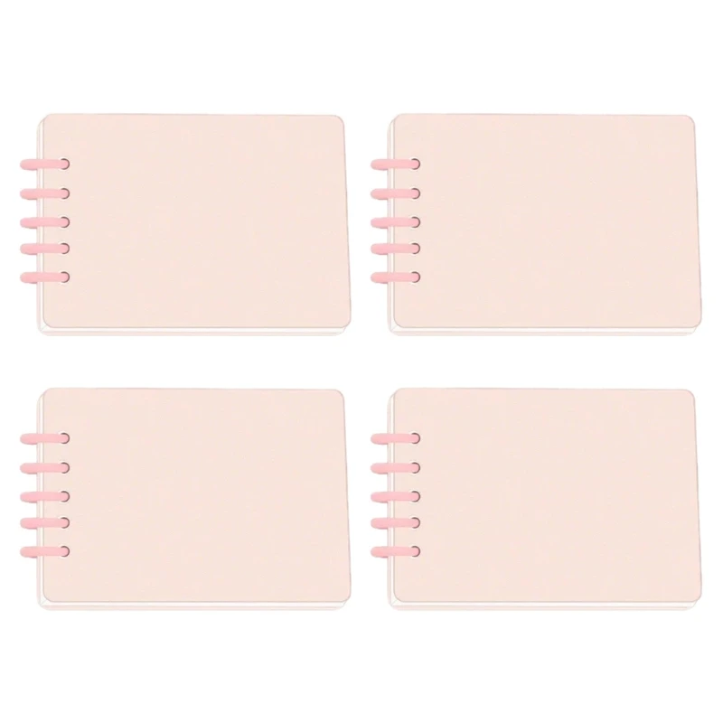 4PCS Twin cuộn dây ràng buộc Notebook 160 trang rộng 2,8x4 inch Notepads Viết Pad Pocket