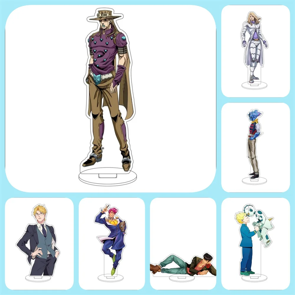 

15CM NEW Anime JoJo Acrylic Stand Model Cosplay Charm Characters Ornament Accessories Goods Collection Christmas Gifts