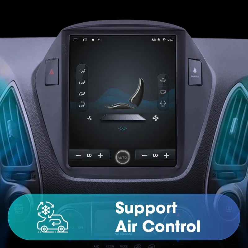 JMCQ 2Din Radio samochodowe dla Hyundai IX35 Tucson 2 2009-2015 Stereo multimedialny odtwarzacz wideo nawigacja GPS Carplay 4G Android 11