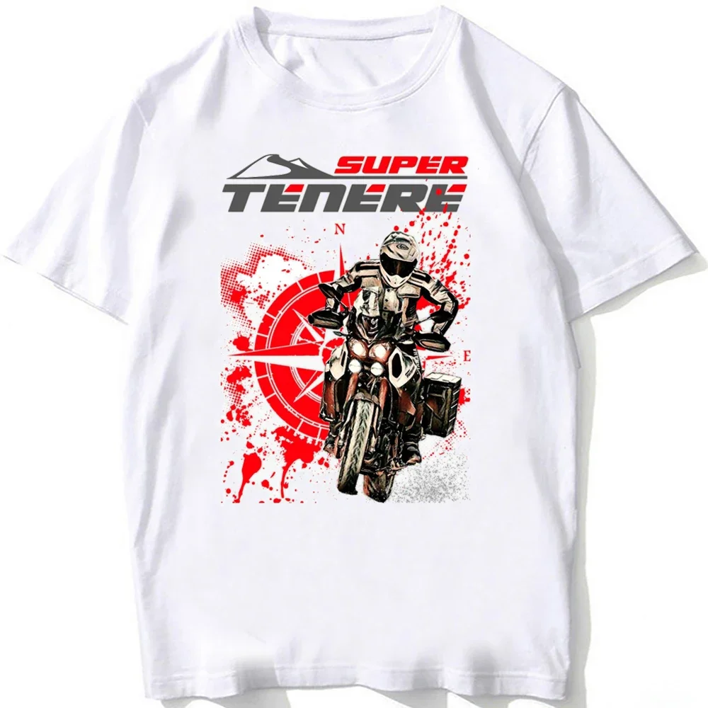 GS Adventure Mountain Super Tenere 1200 Riding T Shirt Men Short Sleeve Tenere T7 700 Motorcycle T-Shirt Hip Hop Boy Casual Tees