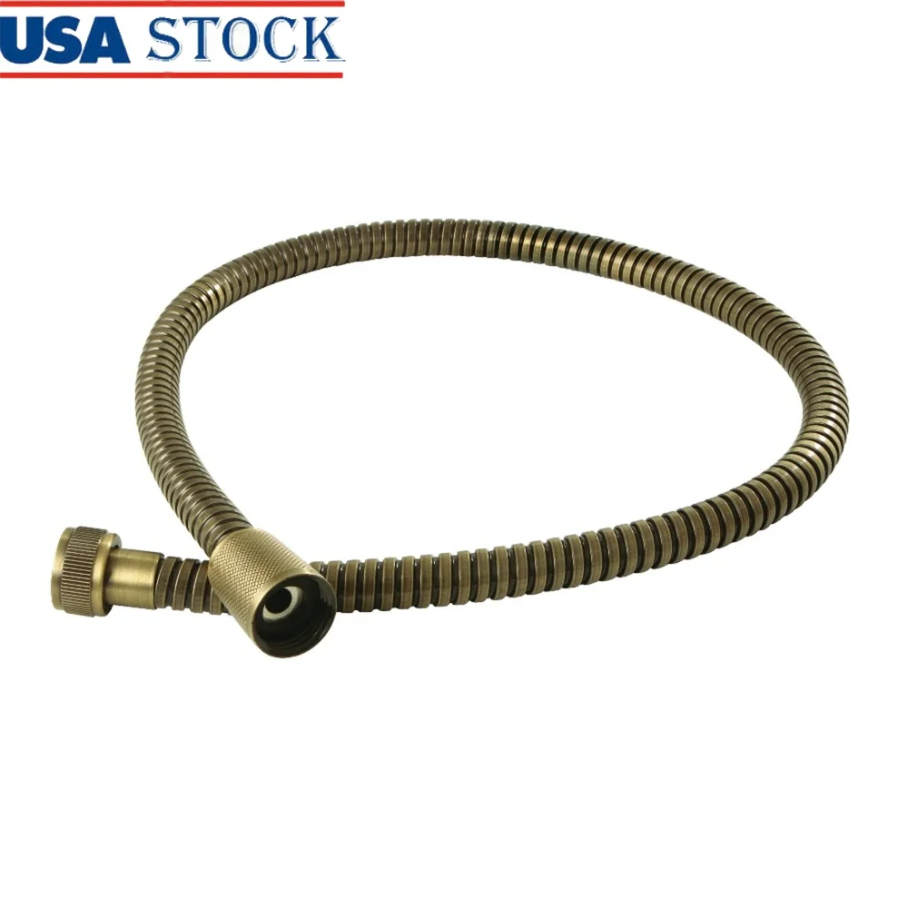 

30-дюймовый шланг из нержавеющей стали, античная латунь, устойчивый к коррозии, простая установка, совместимый боковой распылитель, кухонная сантехника