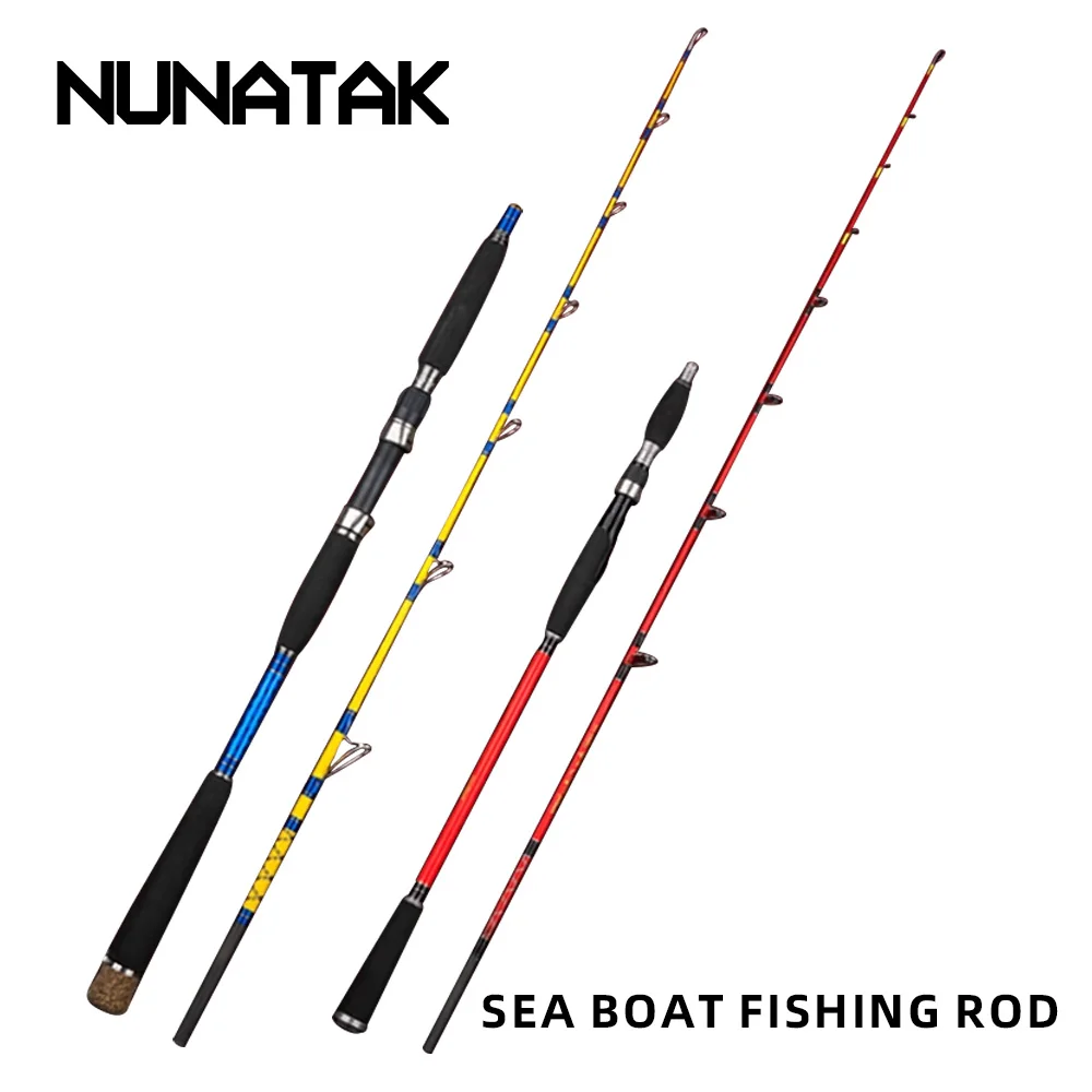 

NUNATAK NEW High Carbon Boat Fishing Rod Sea Fishing Rods All FuJi Rings Super Hard Jigging rod Ocean Boat Fishing Rod Squid Rod