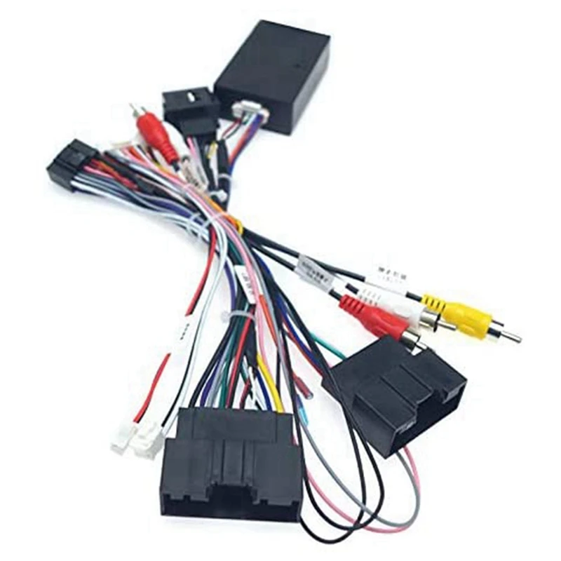 3X Car 16PIN Audio Power Cord Radio Wiring Harness With Canbus Box For Ford Focus F150 Ranger 2012-2015