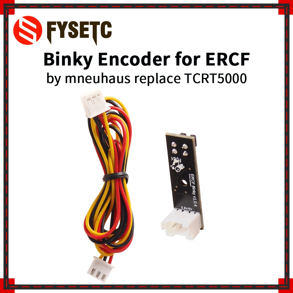 FYSETC ERCF Binky Encoder V1.0.4 PCB Sensor Probe Replace TCRT5000 For ERCF V2 Enrager Rabbit Carrot Feeder Voron 2.4 Trident