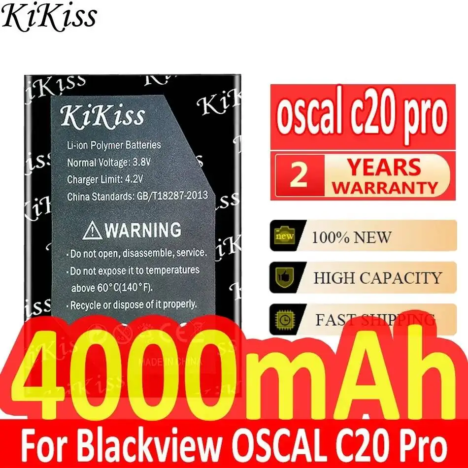 

Аккумулятор для мобильного телефона 4000 мАч для Blackview Oscal C20 Pro C20Pro Pro LiV455882ARTGH, высокоэффективный
