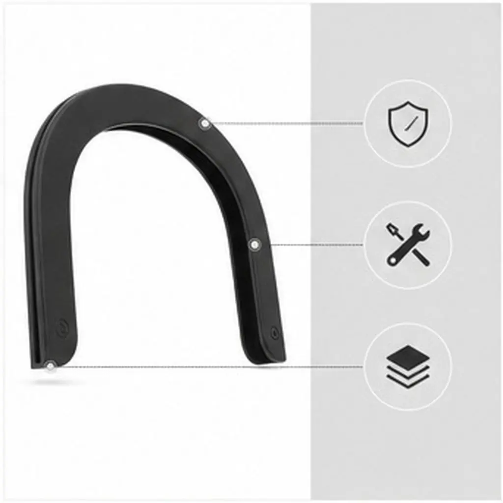 Skateboard Rail Replacement Strip – Wear-Resistant, Abrasion-Proof, Anti-Aging Deck Guard for Longboards