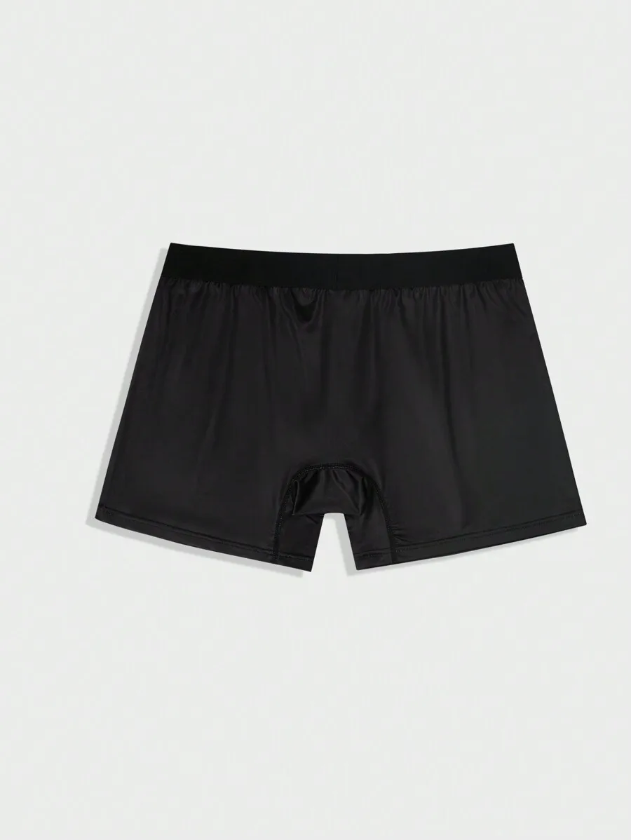 Mens Printed Boxer Briefs With Dragon Pattern And Letter Design