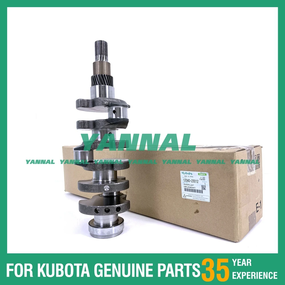 New D1305 1J040-23012 For Kubota Genuine Crankshaft