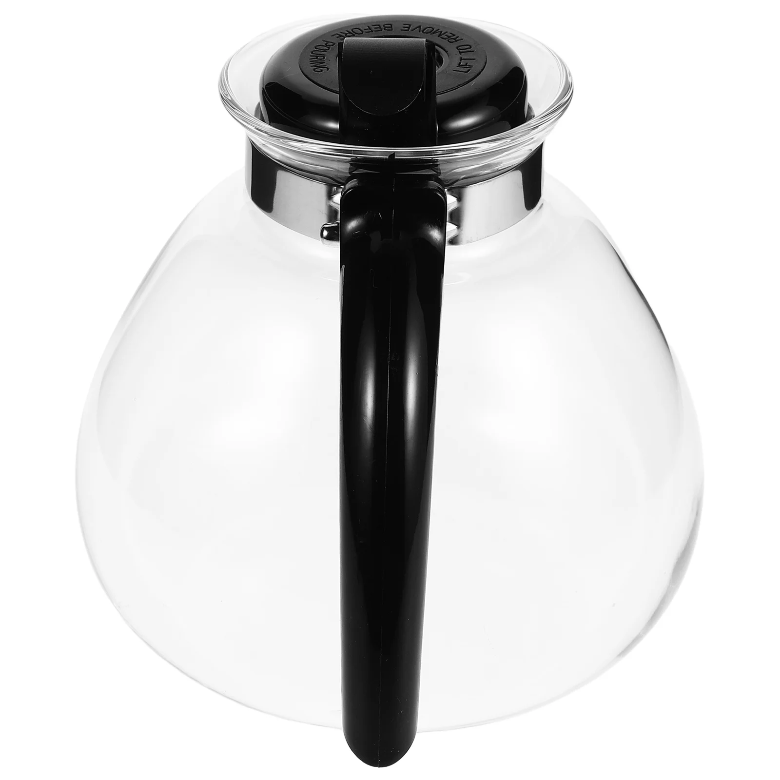 

Термостойкий стеклянный кофейник 1,5 л для использования на плите, для заваривания кофе и чая, с фильтром-дриппером, профессиональный кухонный инструмент