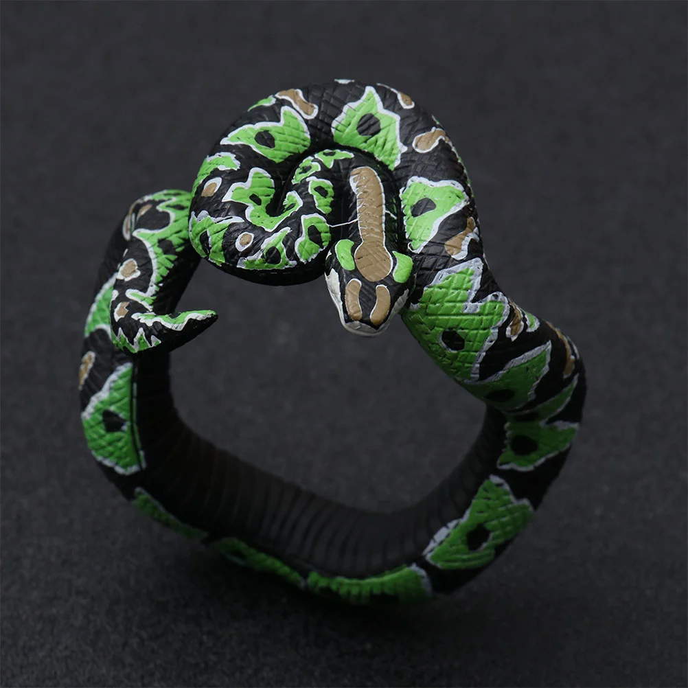 

4 Pcs Simulation Snake Bracelet Joke Bear Scary Prank Toys Artificial Bangle Insect