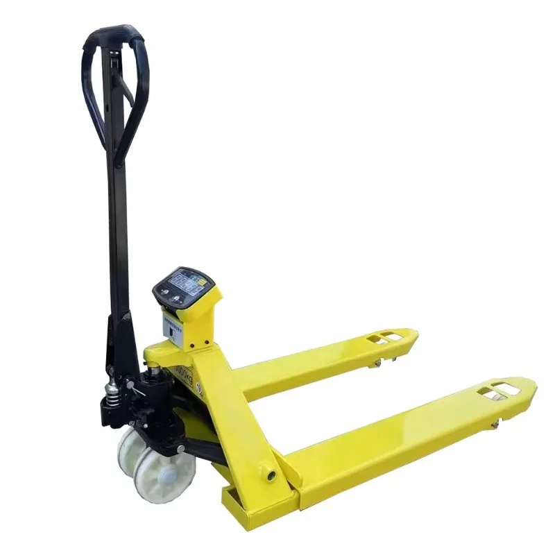 

Manual pallet truck with weighed transpallet truck forklift stacker