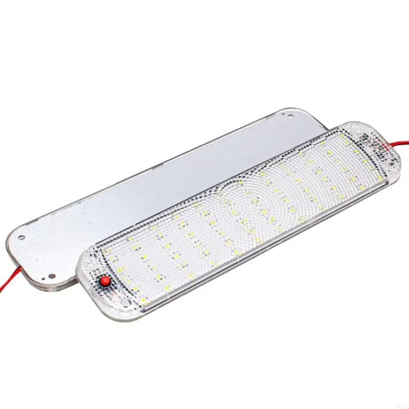 12V LED Panel Light, Length: 10'', 12-80Volt Interior Ceiling Dome Light with On/Off for Motorhomes